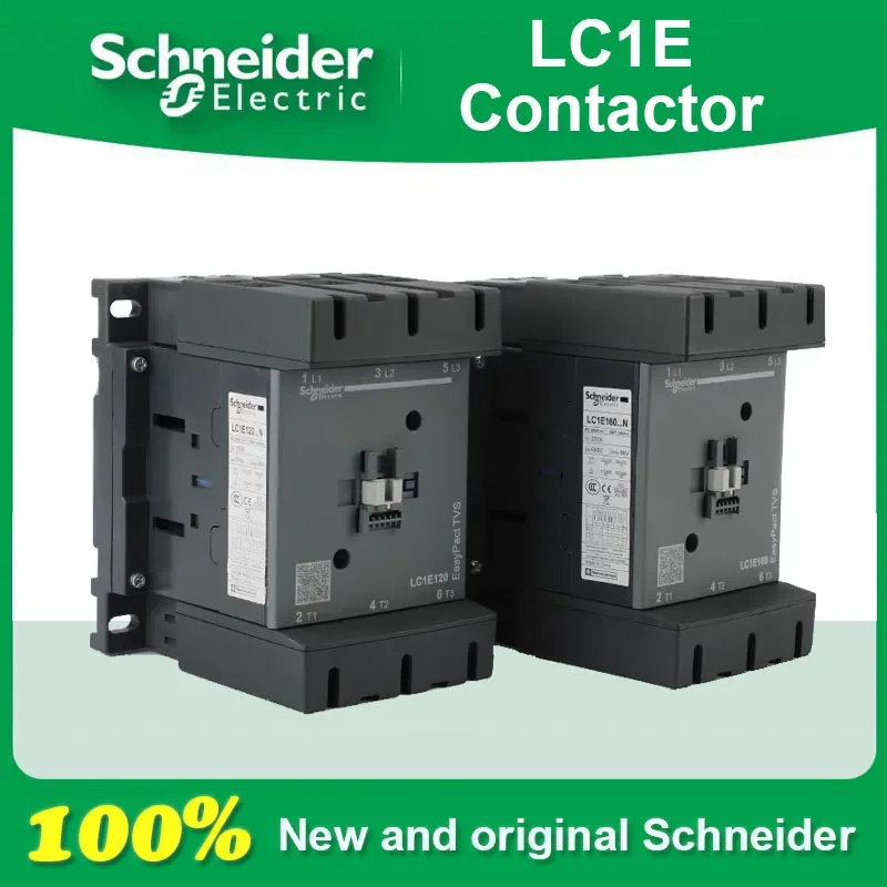 100% New and Original Schneider AC Contactor LC1E200M5N LC1E250M5N LC1E200Q5N LC1E250Q5N