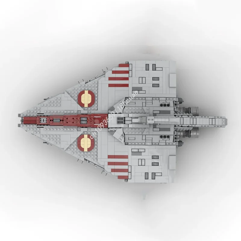 1813 stücke MOC Acclamator Cruiser Star Battle UCSed Modell Gebäude Spielzeug Blöcke Bau DIY Kreative Ziegel Weihnachten Geschenk Kinder