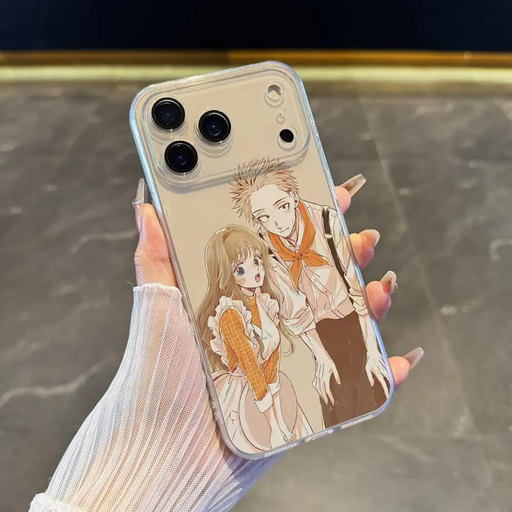 حافظة هاتف K-kaoru Hana Wa Rin To Saku لهاتف iPhone 17,16,15,14,13,12,11 Pro,Max,Plus,X,XS,XR,SE4,E غطاء ناعم شفاف صغير