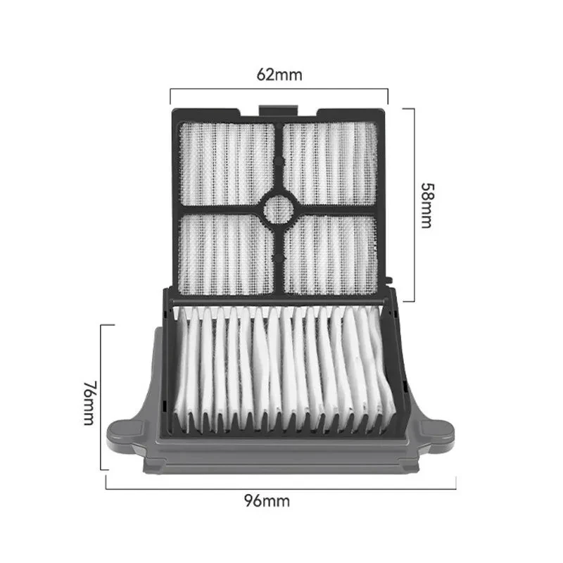 For Tineco Floor ONE S7 Pro\\S6 Parts Vacuum Cleaner Replacement Brush Rollers and HEPA Filters