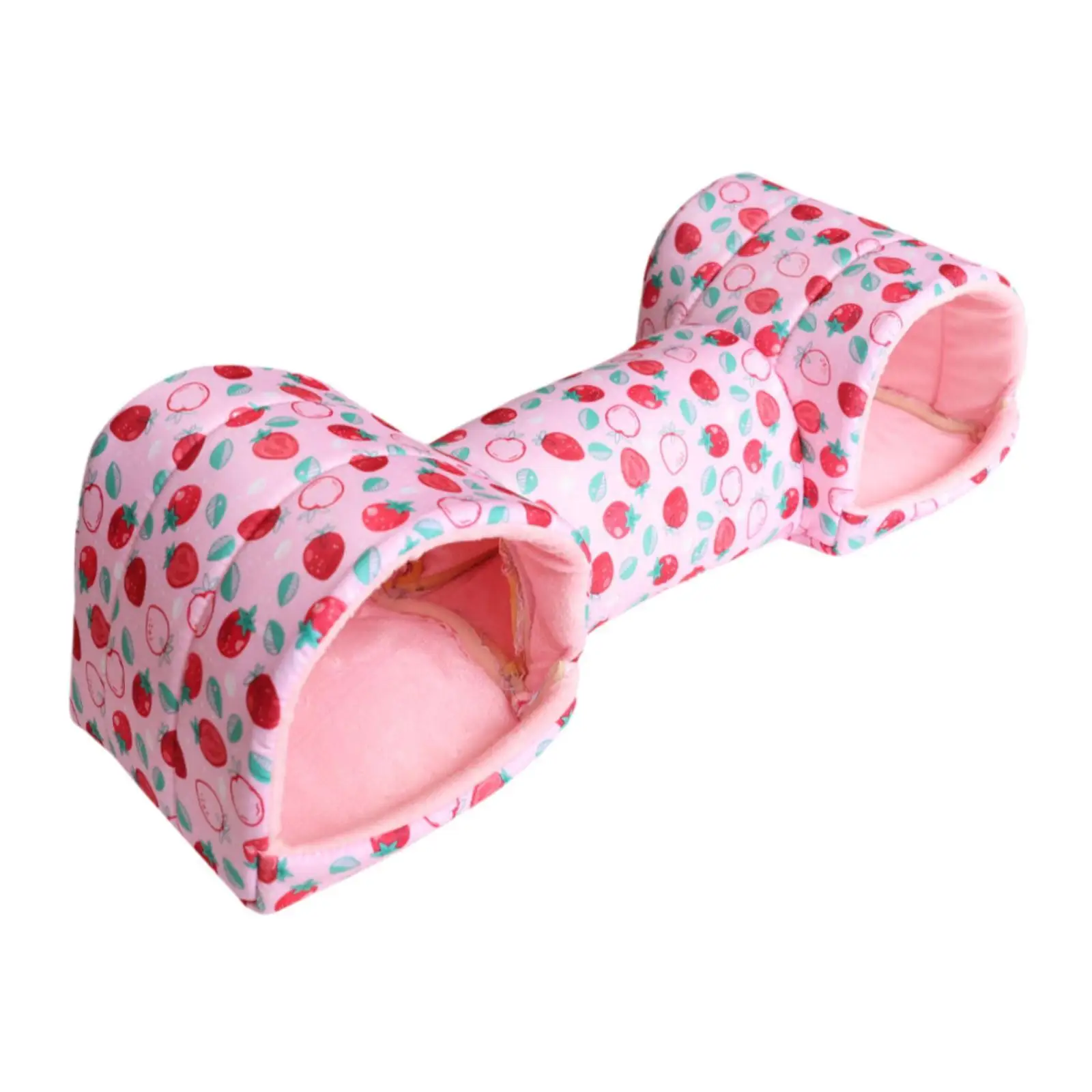 Hamster Tunnel Bed Breathable Warm Nest Habitat Cage Toys Cave Tube for Gerbil Rat Sugar Glider Small Animals Mice Chinchilla