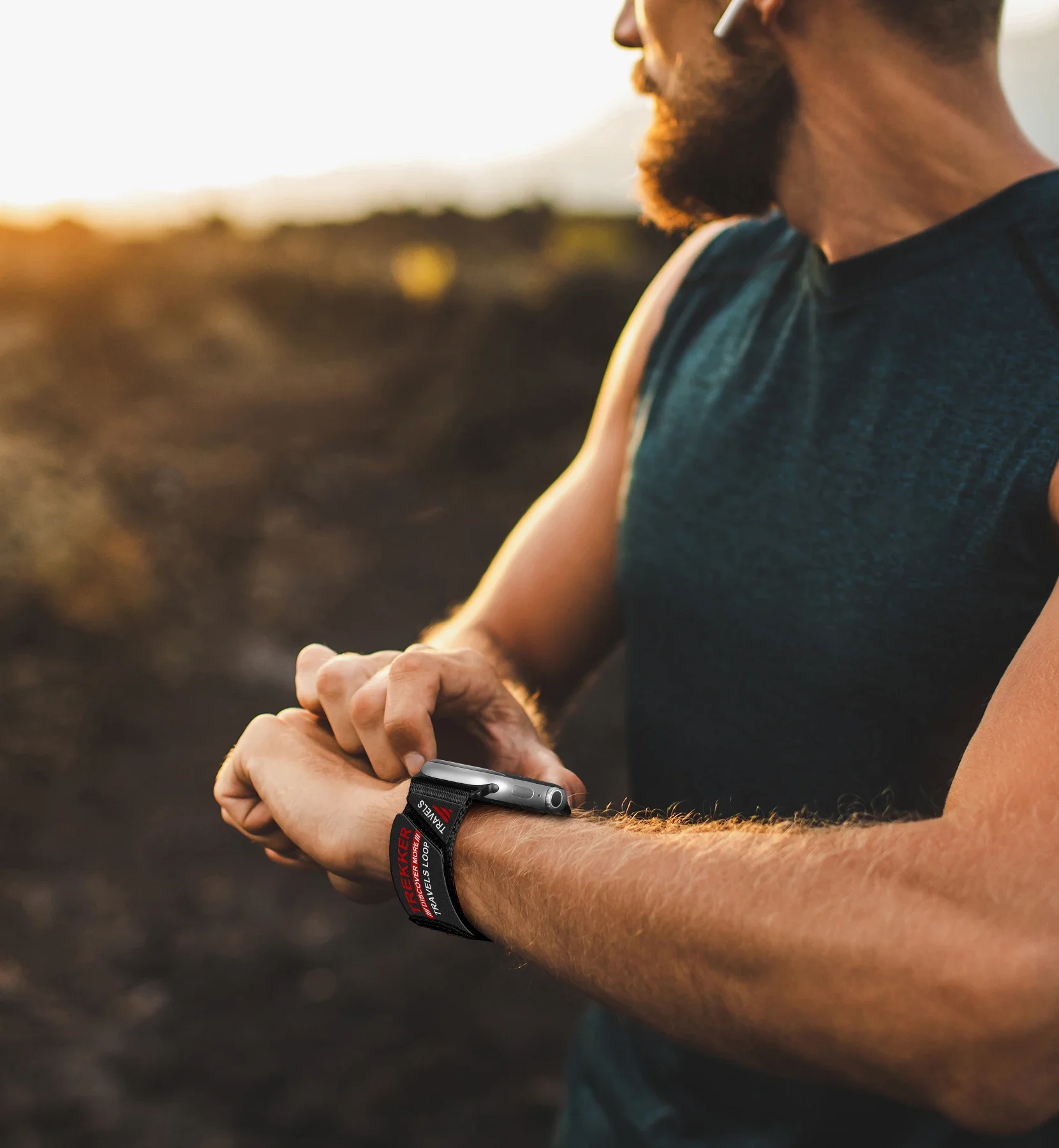 Trail Loop สําหรับ Apple Watch สายรัด 46 มม.42 มม.44 มม.45 มม.49 มม.40 มม.41 มม.ไนลอนสร้อยข้อมือกีฬา iWatch ultra 2 series 10 9 8 7 se Band