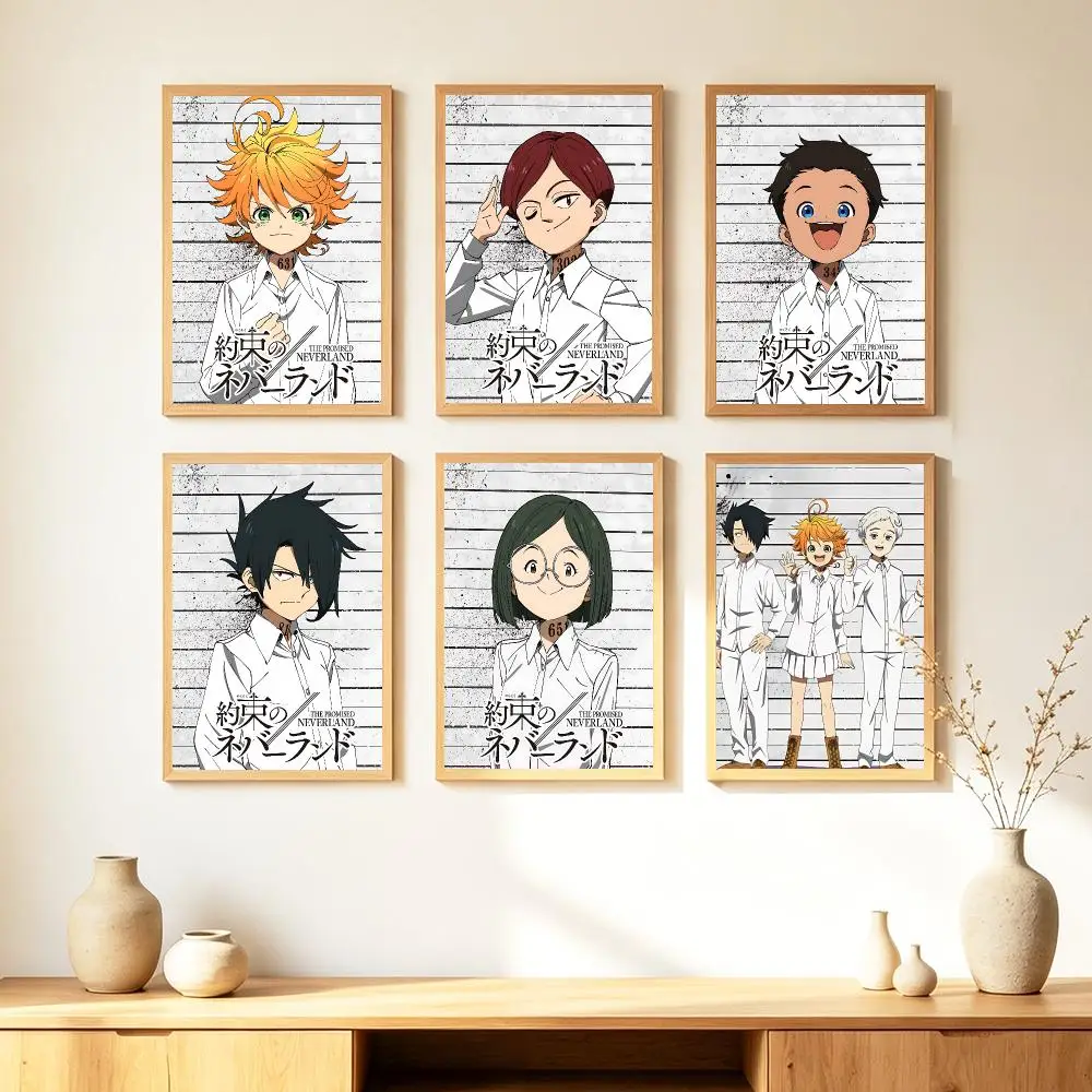 anime The Promised Neverland Poster HD Poster Warm Home Decoration Suitable for Bedroom and Living Room Gifts Giving