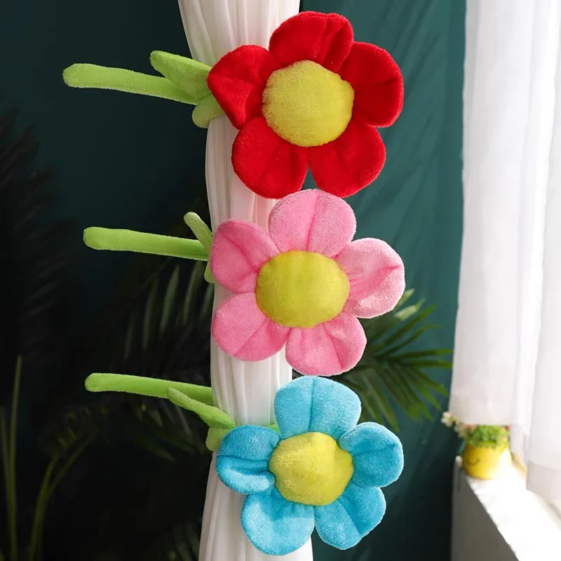 Plush Simulation Sunflower Cute Smile SunFlower Plush Toy Children For Home Decoration Artificial Flower Valentine's Day Gift