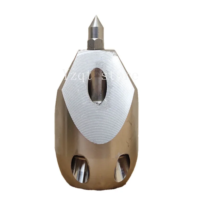 High pressure nozzle puncture dredge clogging pipe sludge grease fittings stainless steel ceramic hole dredge sewer