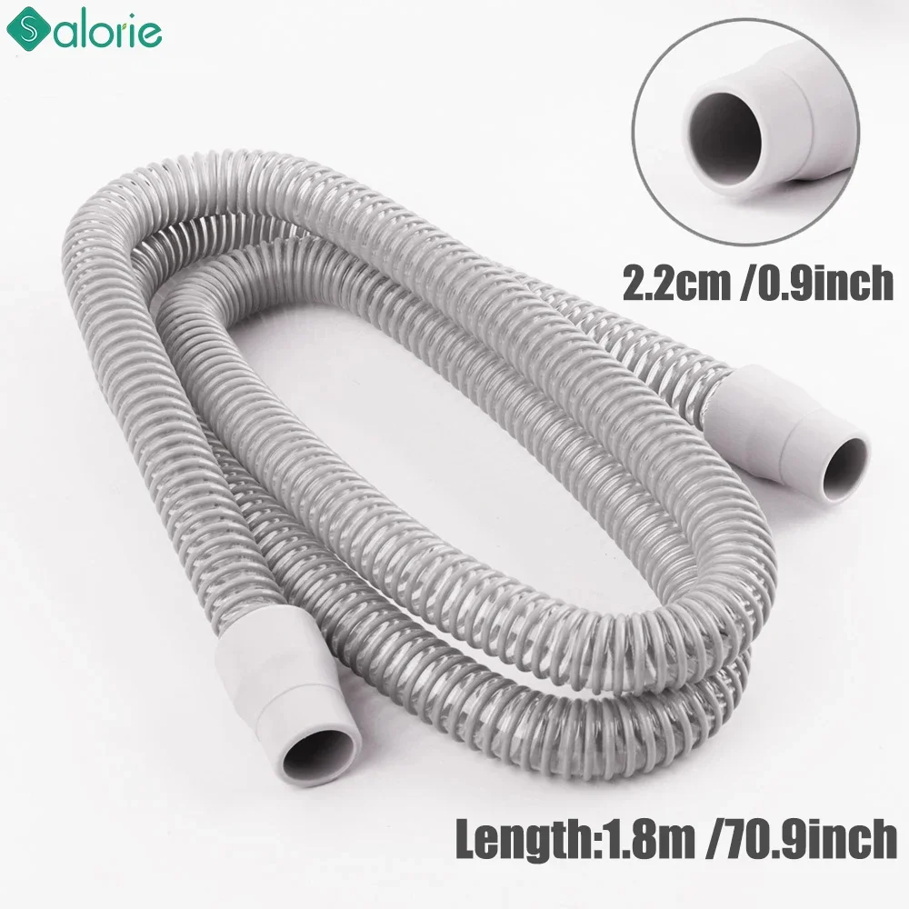 CPAP Tube 1.8m Universal CPAP Tubing Compatible with Most Machine & Mask 22mm CPAP Hose Connector Lightweight Flexible Odor-Free