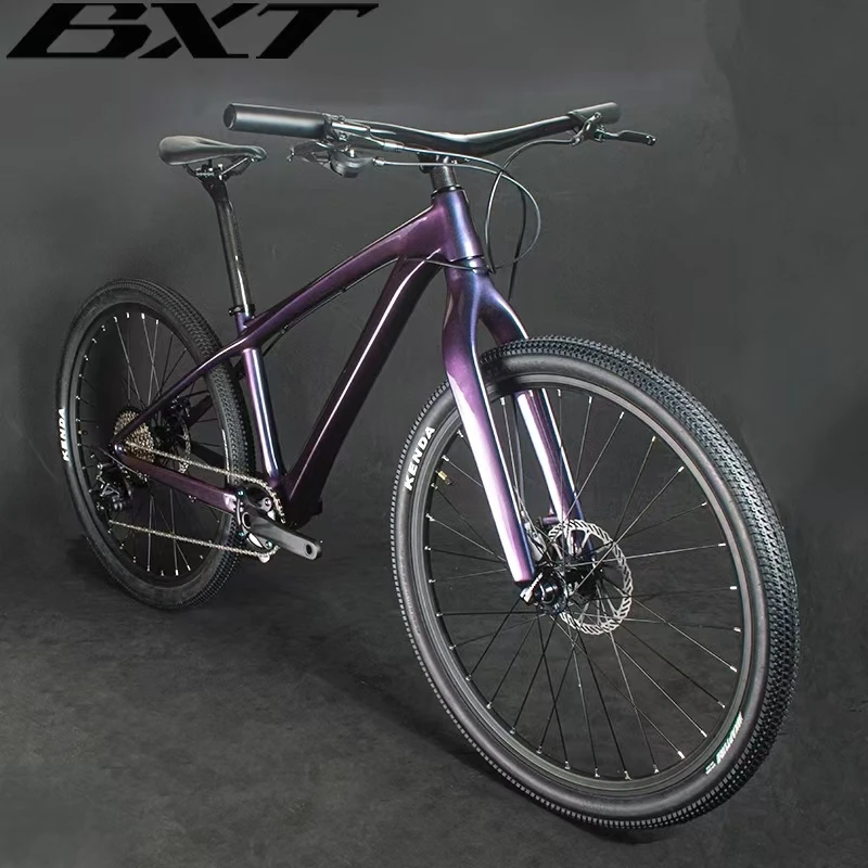 

BXT 26er Carbon Complete Bike Carbon MTB Hartail Frame Bike Carbon Fiber Rigid Fork 26er SHIMANO M5100 11Speed