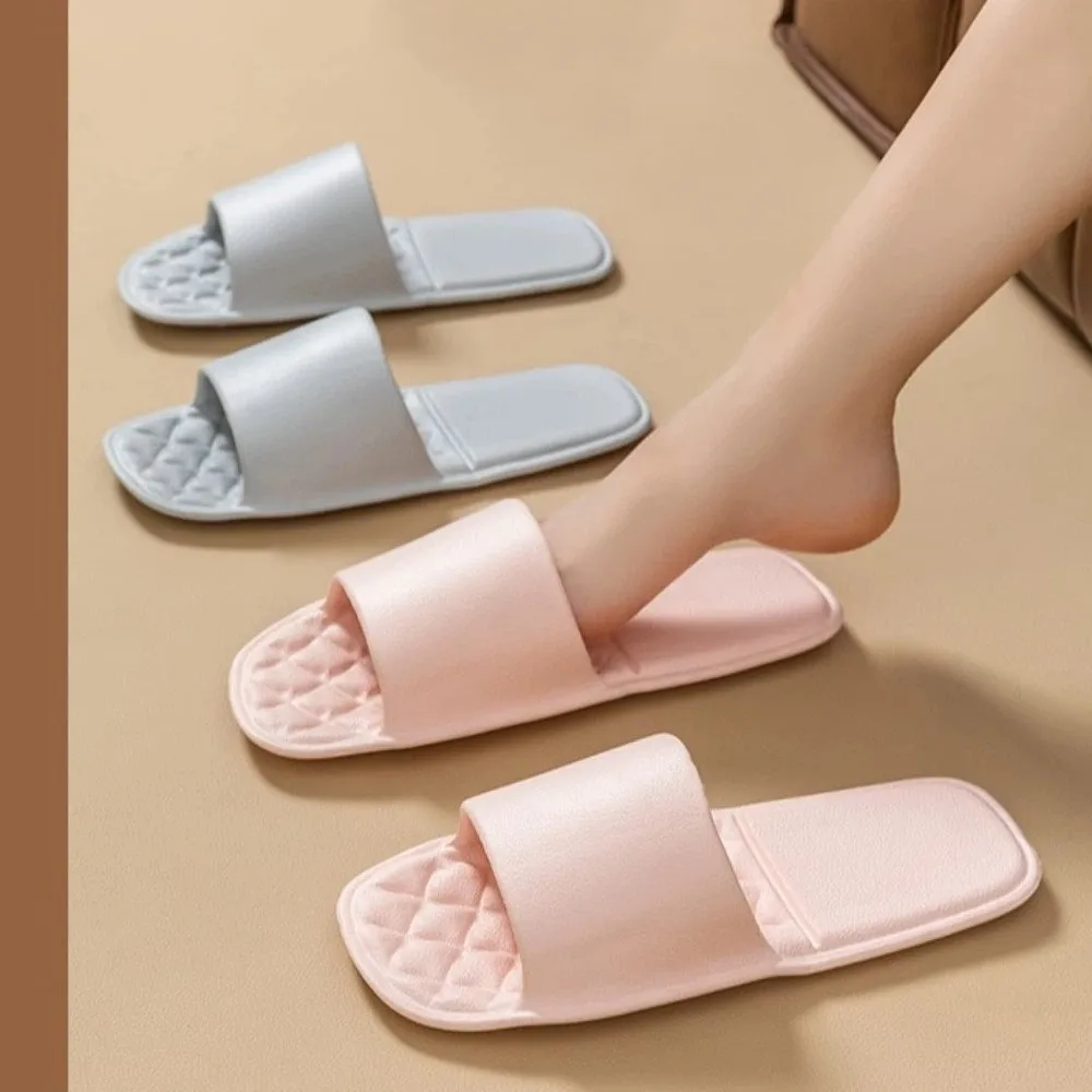EVA Portable Folding Slippers Anti-Slip Soft Soles Foldable Travel Slippers Lightweight Slip with Cushioned Sole
