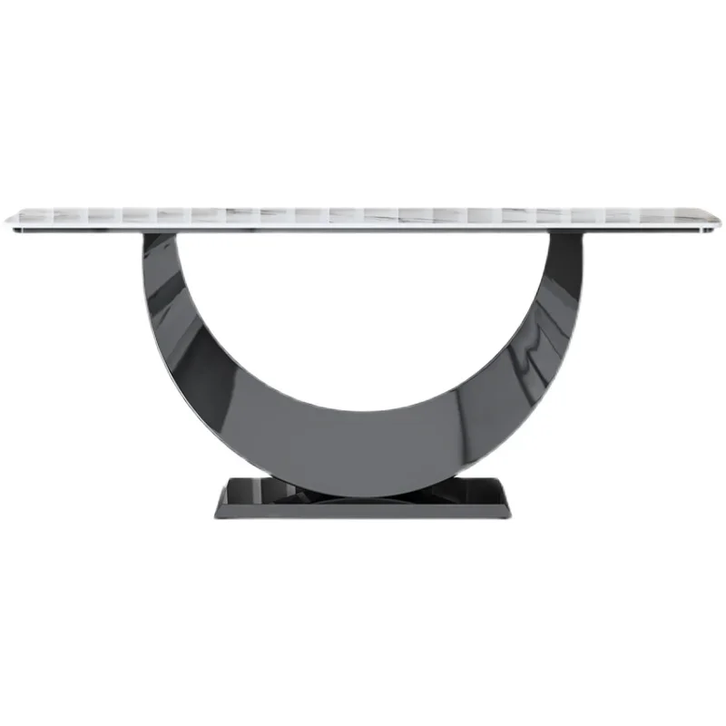 Moderne Eenvoudige High-End Corridor Strip Case Italiaanse Rotsplaat Toegangstafel