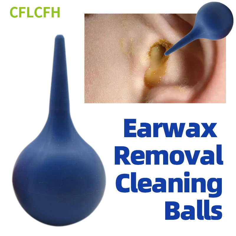 

Ear Wax Removal Kit Earwax Irrigation Remover Ear Suction Silicone Ball Ears Syringe Pump Dust Blower Cleaner Tool For Adult Kid