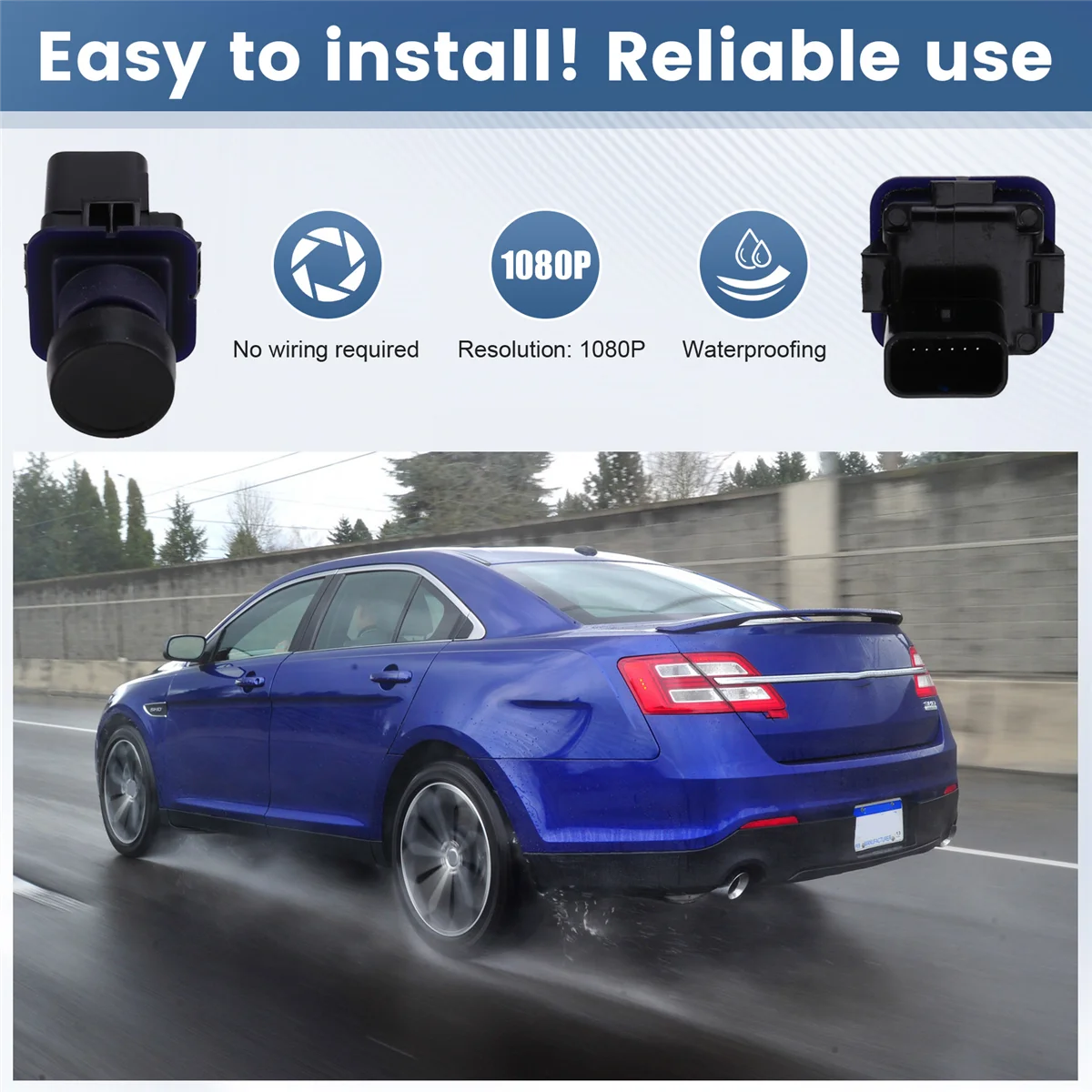 

NEW_Автомобильная камера заднего вида, вспомогательная парковочная камера заднего вида для Ford