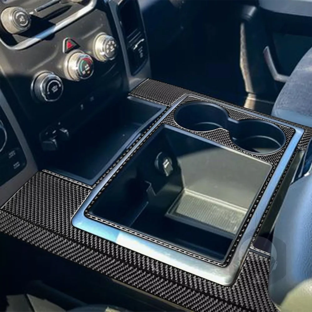 88Pcs Real Carbon Fiber Full Interior Trim Kits Cover Car Accessories Decoration Sticker For RAM 1500 2500 3500 2013-2015