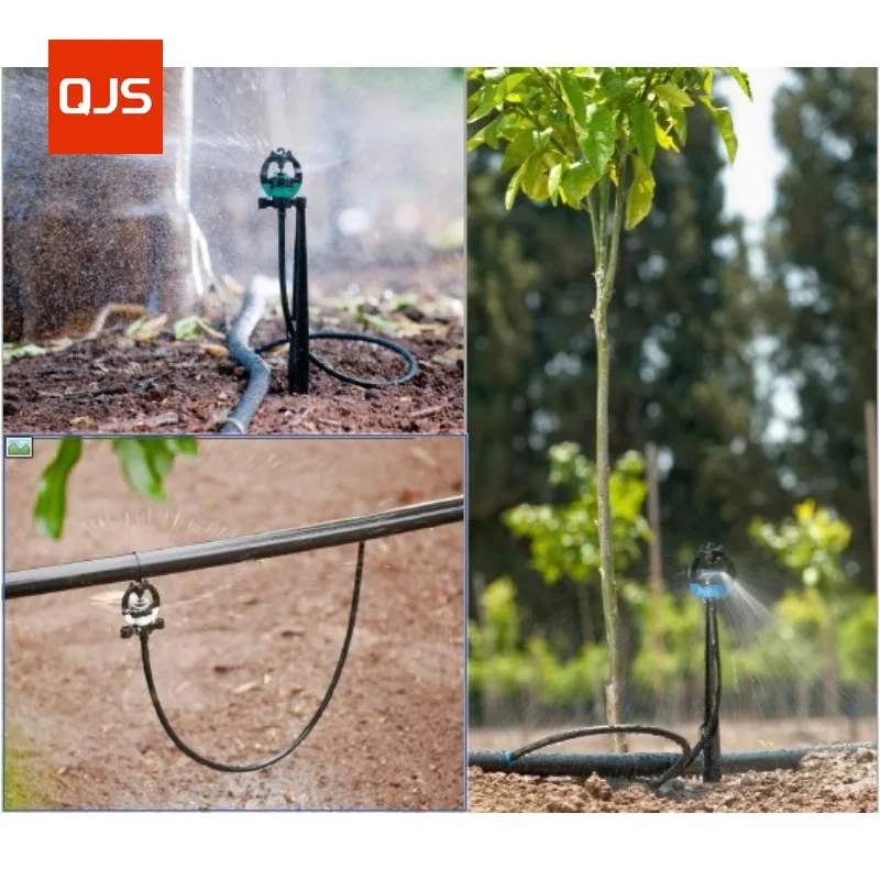 10pcs PC Sprinkler Kits Mirco Drip Pressure Compensation Nozzle Set Irrigation Greenhouse Fruit Garden Sprayer Kit 35L 55L 100L