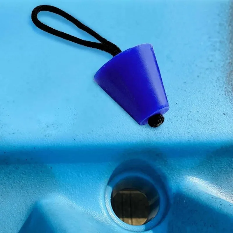 Drain Holes Stopper Kit with Cord Rope Replacement Kayak Scupper Plug Kits Kayak Canoe Marine Boat Dinghy Scupper Plug for Boat view 5