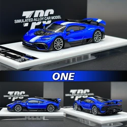 TPC In Stock 1:64 ONE Metal Blue Diecast Diorama Super Car Model Collection Toy