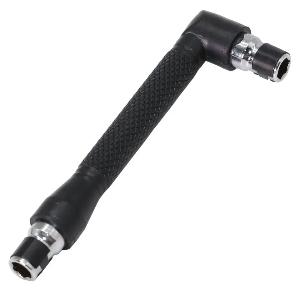 

13pcs Flexible Shaft Double-ended Socket Wrench L-shape Extension Screwdriver Bit Holder Carbon Steel Hex Shank Bit Hand Tool