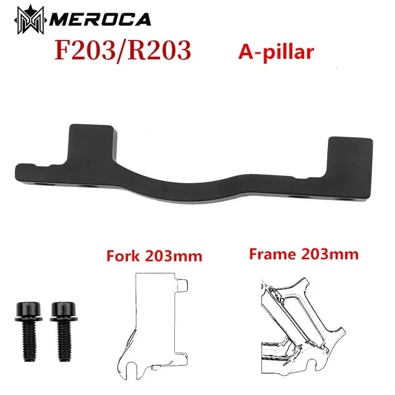 Meroca Mountain Bike Hydraulic Disc Brake Conversion Seat A-pillar B-pillar Fork Frame Iamok Bicycle Mounting Holder