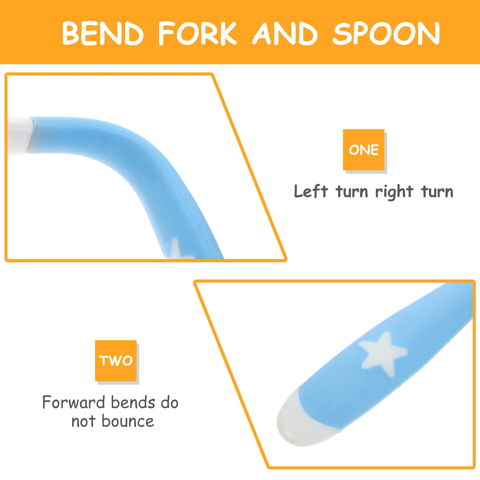 

4 шт. комплект, набор ложек и вилок, мягкие изогнутые TPE резиновые тренировочные столовые приборы, детская вилка, ложка, миски для кормления младенцев, набор для отлучения