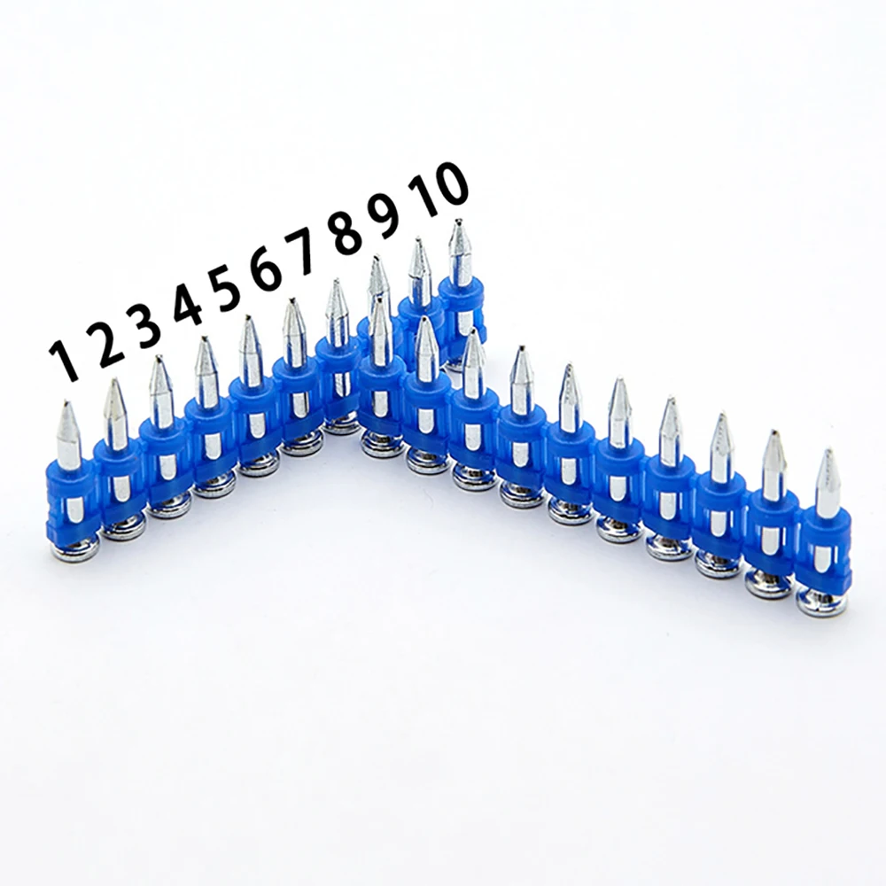 500pcs in One Box Nails For Concrete Nail Gun Steel Cement And Board Al-Alloy Window Frame Gas Nail