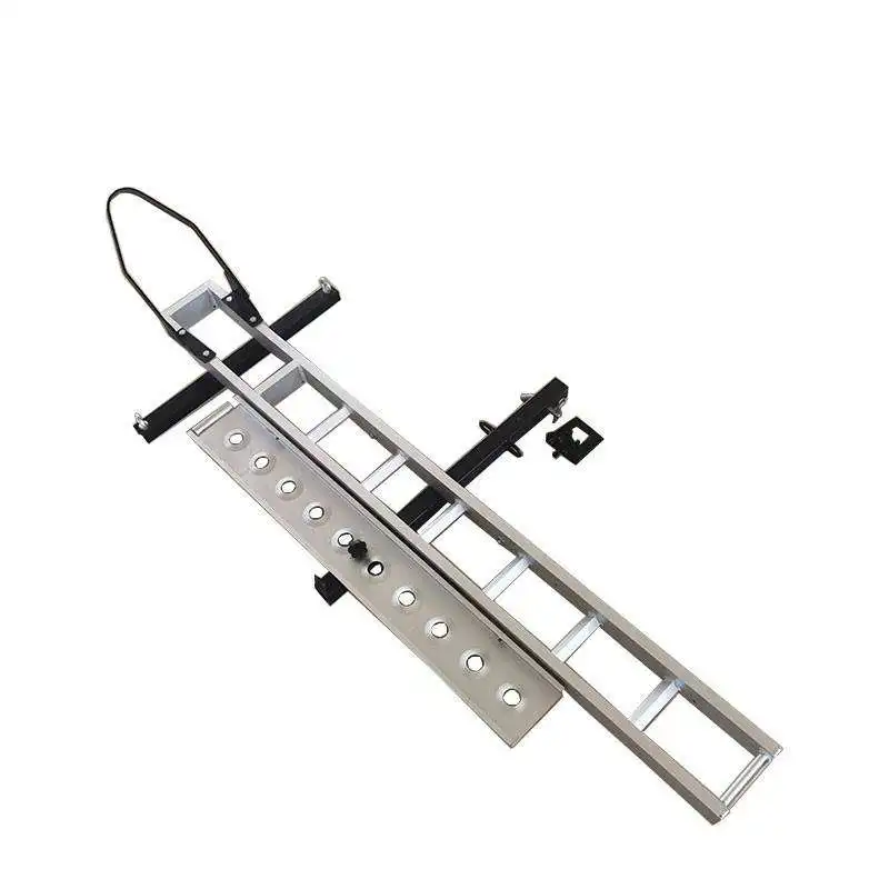 

Altertool MWJ47-1320 200kg Aluminum Motorcycle Hitch Carrier Dirt Bike Hauler Hitch Mount Rack Low-Profile Loading Ramp Wheel