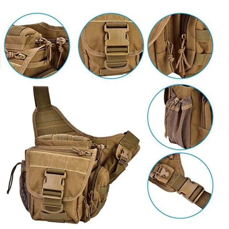 Tactical Hunting Bag Combat Durable Men Women Chest Shoulder Bag Pack Sling Bag Chest