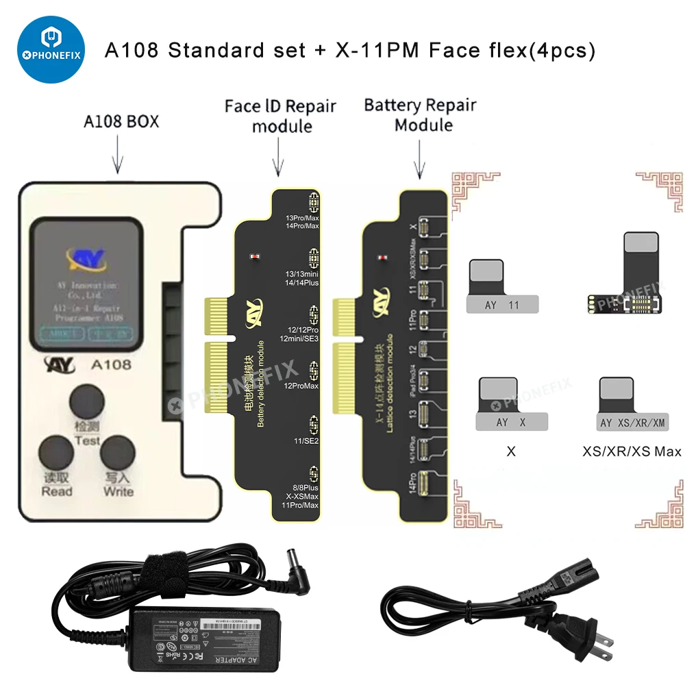 Imagem -03 - Face id Dot Matrix Reparar Chip de Cabo Flex 16 Pin para Iphone X14pm Face id Modificar Unknow Repari Tool sem Solda Ay-a108