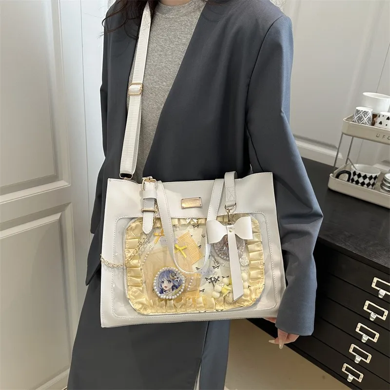 حقيبة ركاب بشريط ذات سعة كبيرة على الكتف حقيبة ظهر مدرسية جديدة ربيعية #2