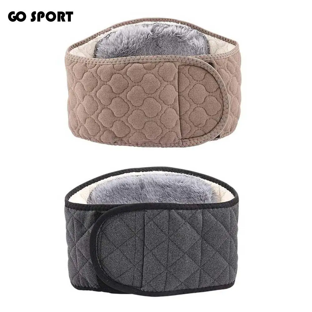 

Imitation Cashmere Warm Waist Support Belt Spine Support Lumbar Brace Plush Lumbar Brace Camel Color Plush Fur