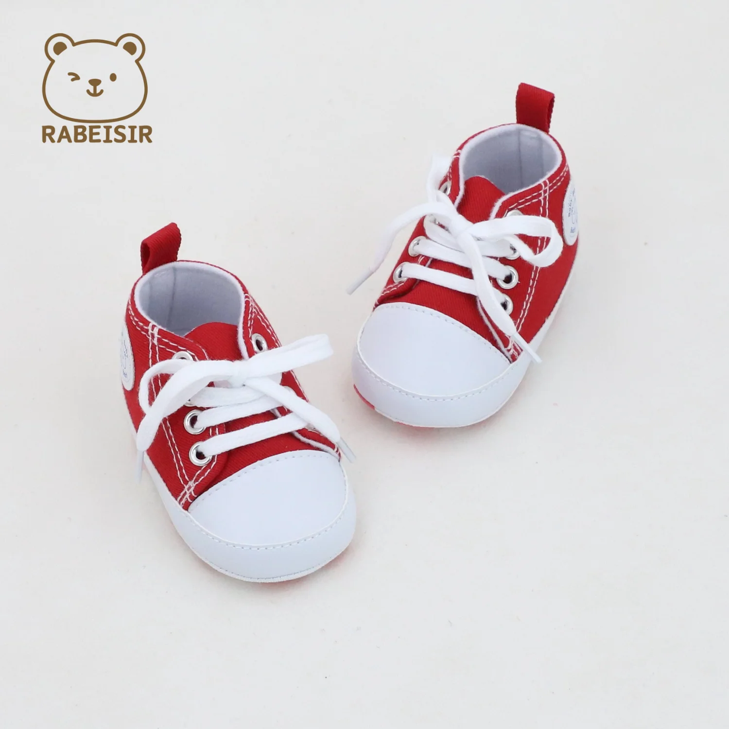 

Spring, Summer, Autumn Infant Learning Walking Shoes with Soft Soles and Breathable Design - Baby Canvas Shoes 0-1.5 Years Class