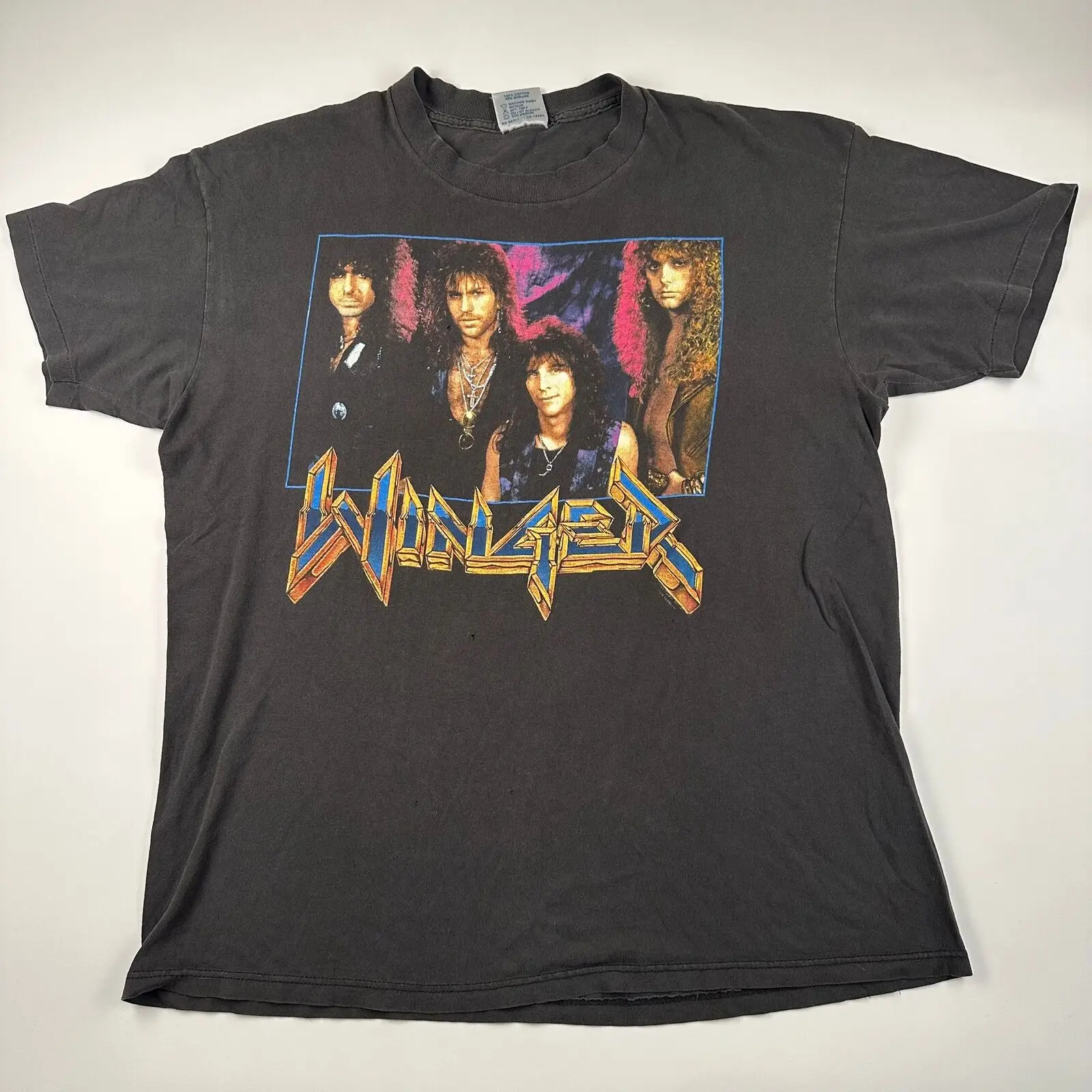 Vintage 1990 Winger T Shirt Xl 90 91