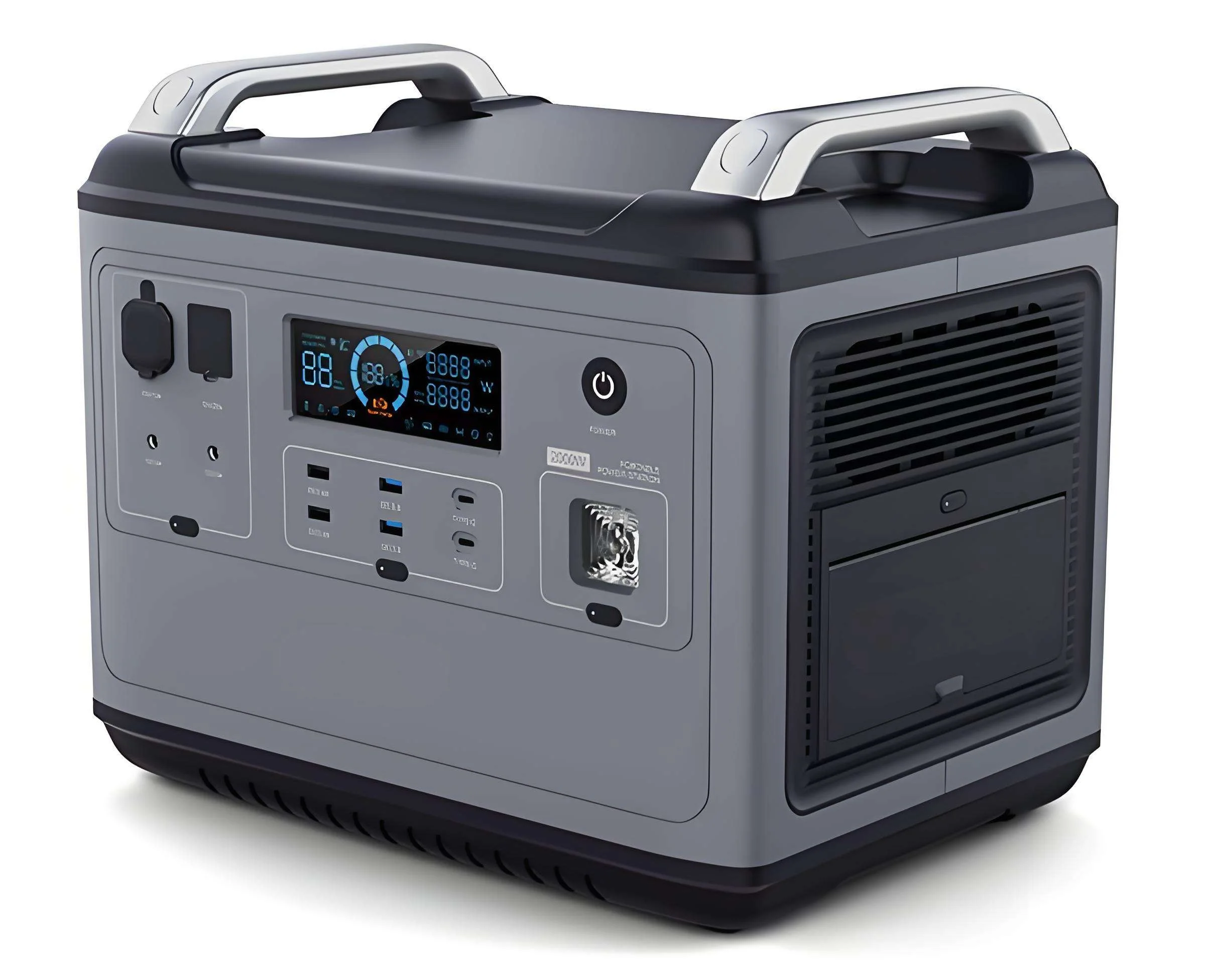 

2000W Large Capacity Solar Generator, Portable Energy Storage Station, Home Outdoor Camping Emergency Power Supply