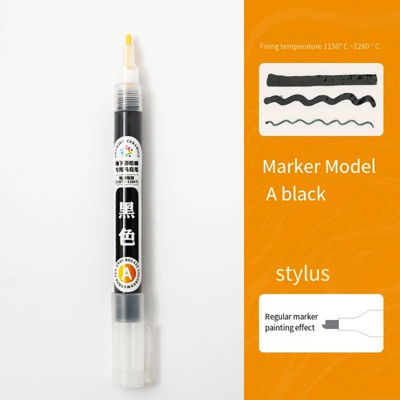 قلم رسم سيراميك قلم رسم سيراميك مزجج يدويًا على الجدران قلم مائي خاص احترافي