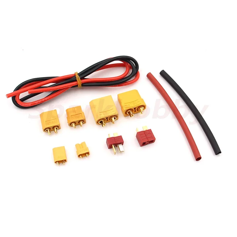 Connector DIY BOX （XT30 / XT60 /XT90 / T-plug / Silicone Wire ）Male Female Kits for RC FPV Drones Car  Lipo Battery Accessory