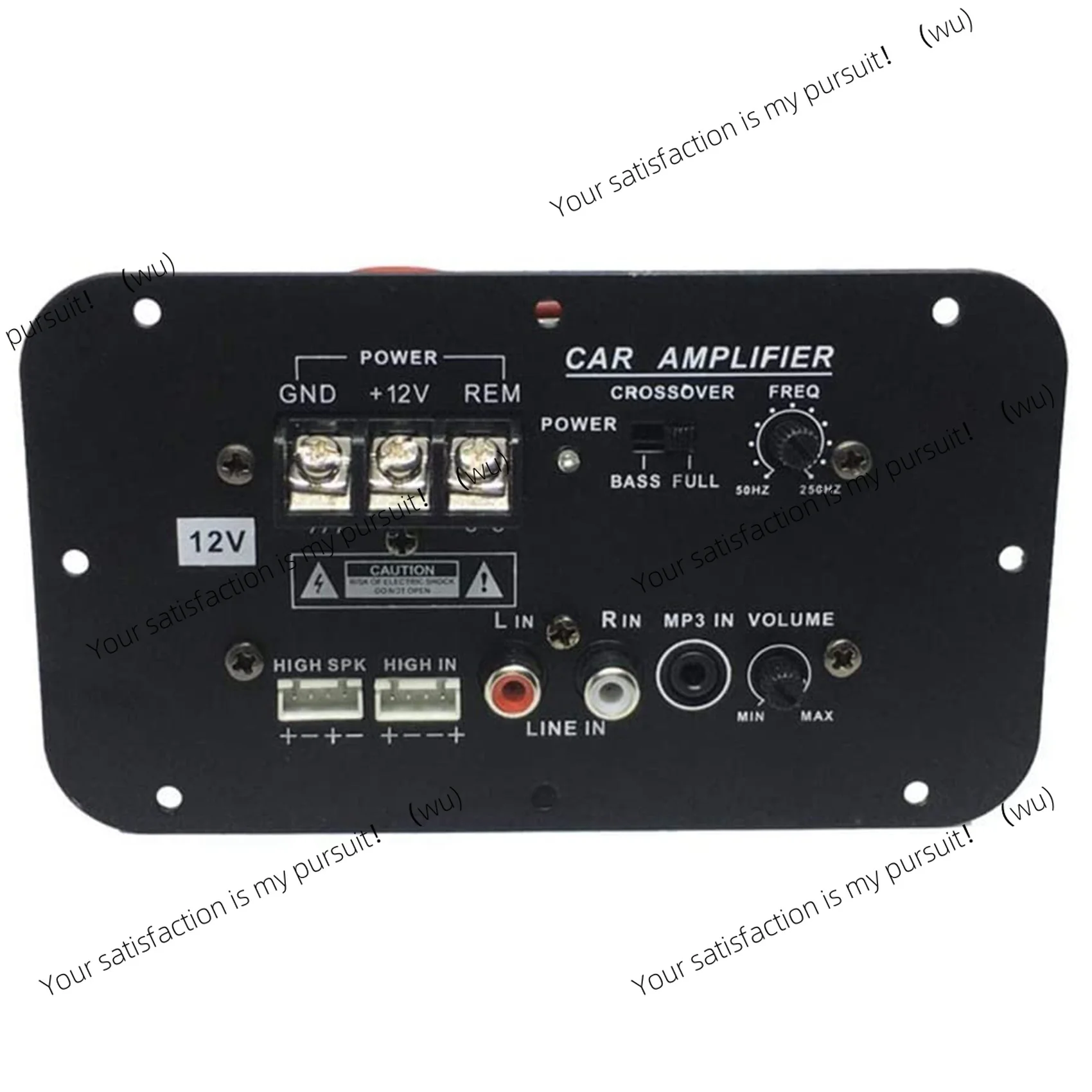 500W automotive subwoofer power amplifier board high power HiFi DC 12V