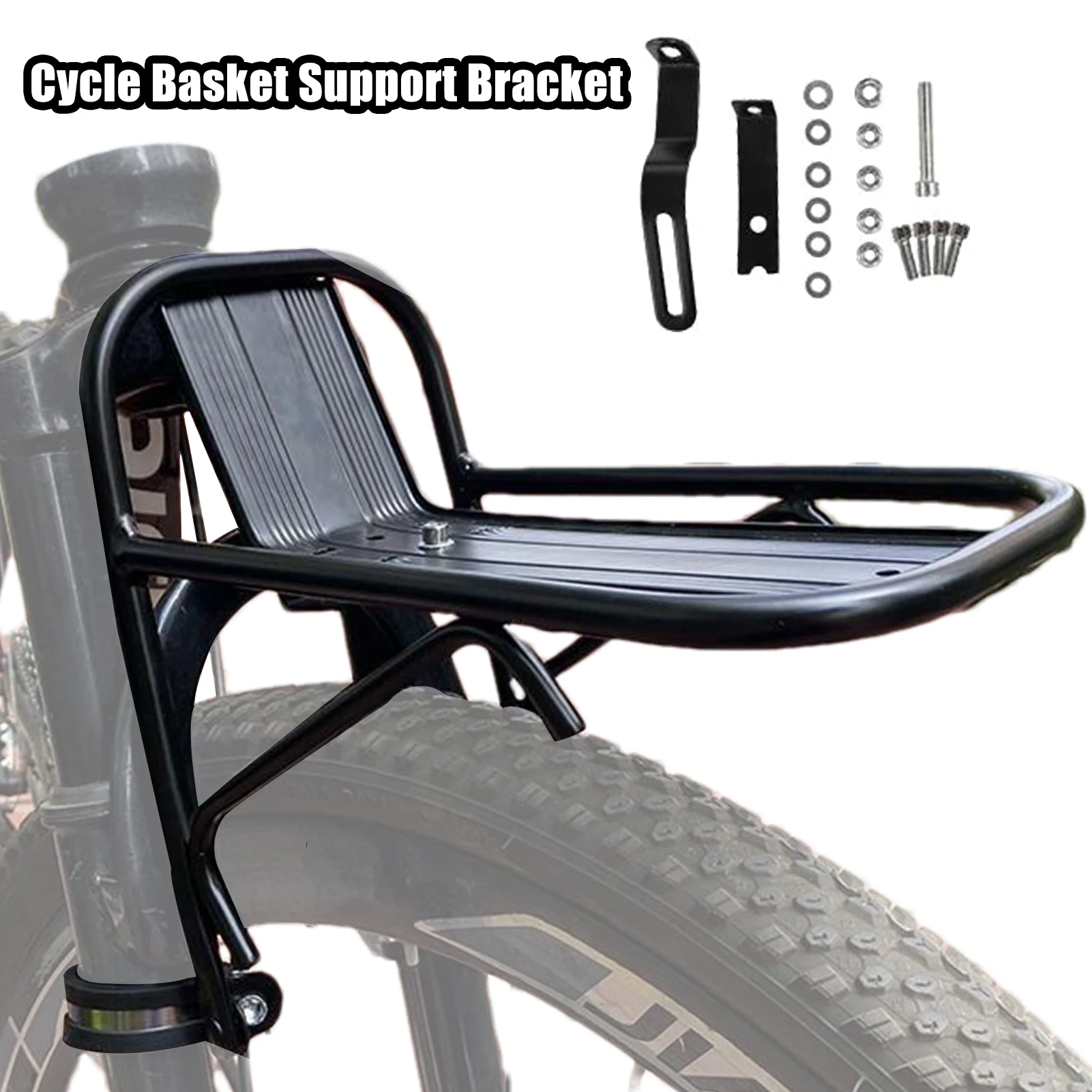 

Cycle Basket Support Bracket Cycle Luggage Racks With Strong Load Capacity Cycle Fixing Bracket Sturdy For Mountain Bikes Road