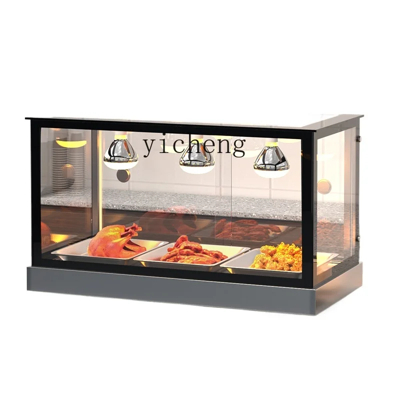 

ZK insulation cabinet commercial heating incubator fried chicken fries egg tart burger display cabinet