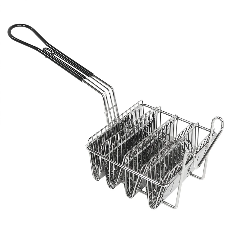 

Kitchen Fried Cooking French Fries Basket Tortilla Fry Basket For Deep Fat Fryer Basket Stainless Steel