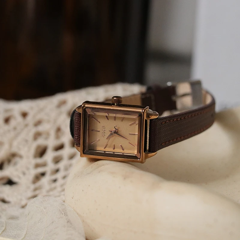 Women'S Leather StrapWatchRetro And Artistic StyleWomen'S Student WatchLadies' Watch With Small DialHighEnd Selection Of Watches