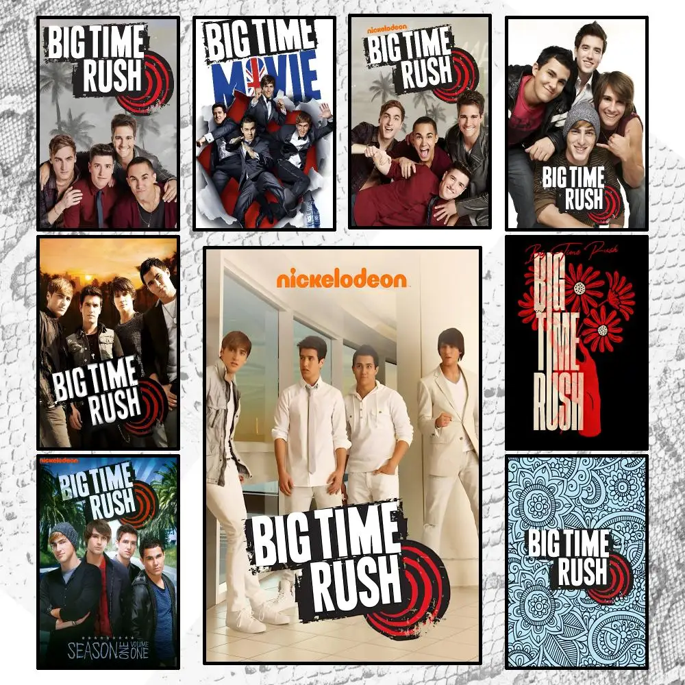 Music Pop Band Famous Big Time Rush Poster Wall Art Poster HD Waterproof PP Print Bedroom Living Room Office Decor Gift