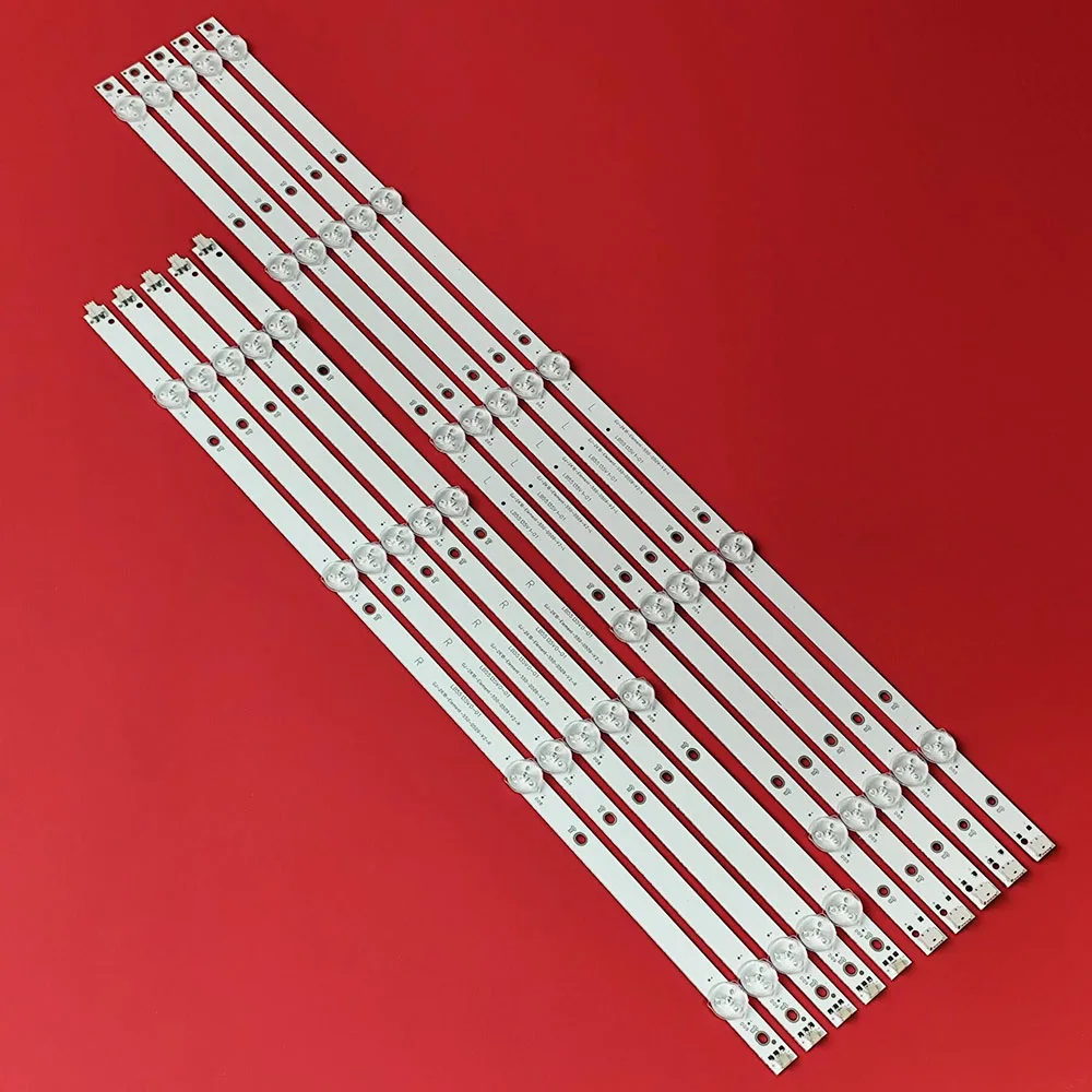 

LED strips for GJ-2K18-Element-550-D509-V2-L R for 55PUF6392/T3 55PUF6012/T3 AOC 55U6285 LE55U7860 LE55U7178 3v
