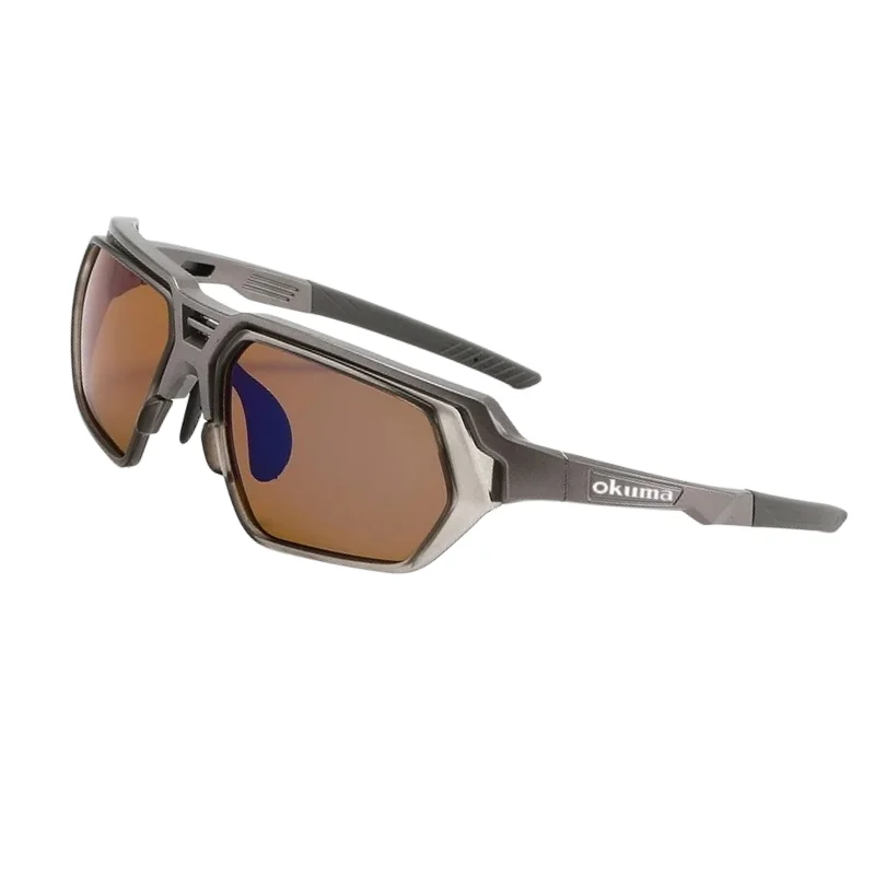 AliExpress okuma OKUMA New outdoor fishing glasses for UV400 polarization to find fish, suitable for cycling, hiking and mountaineering.