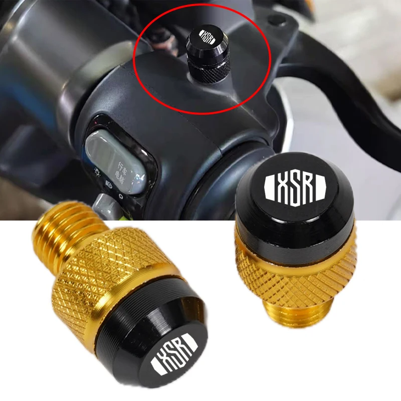 Motorrad CNC Spiegel Loch Stecker Schrauben Schrauben Abdeckkappen Für Yamaha XSR700 XSR 700 XSR900 XSR 900 XSR 125 155 Zubehör