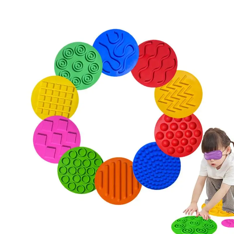 

Massage Sensory Mat Textured Floor Tiles Play Mat For Toddler Educational Textured Play Mat For Boys Girls Kids Toddler