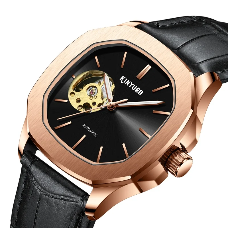 KINYUEDTourbillon Hollow 's Fashion Automatic Mechanical Foreign Trade Men's Watch