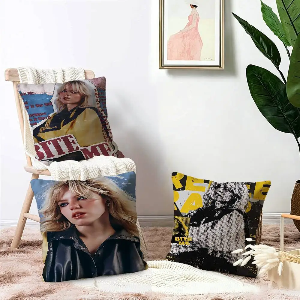 American Singer R-renee Rapp Maple Design Cushion Cover Happy Autumn Harvest decor Holiday Decorati Pillow Cover