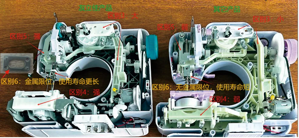505A Upgraded 705 Household Sewing Machine Mini Electric Multifunctional with Overlock Function