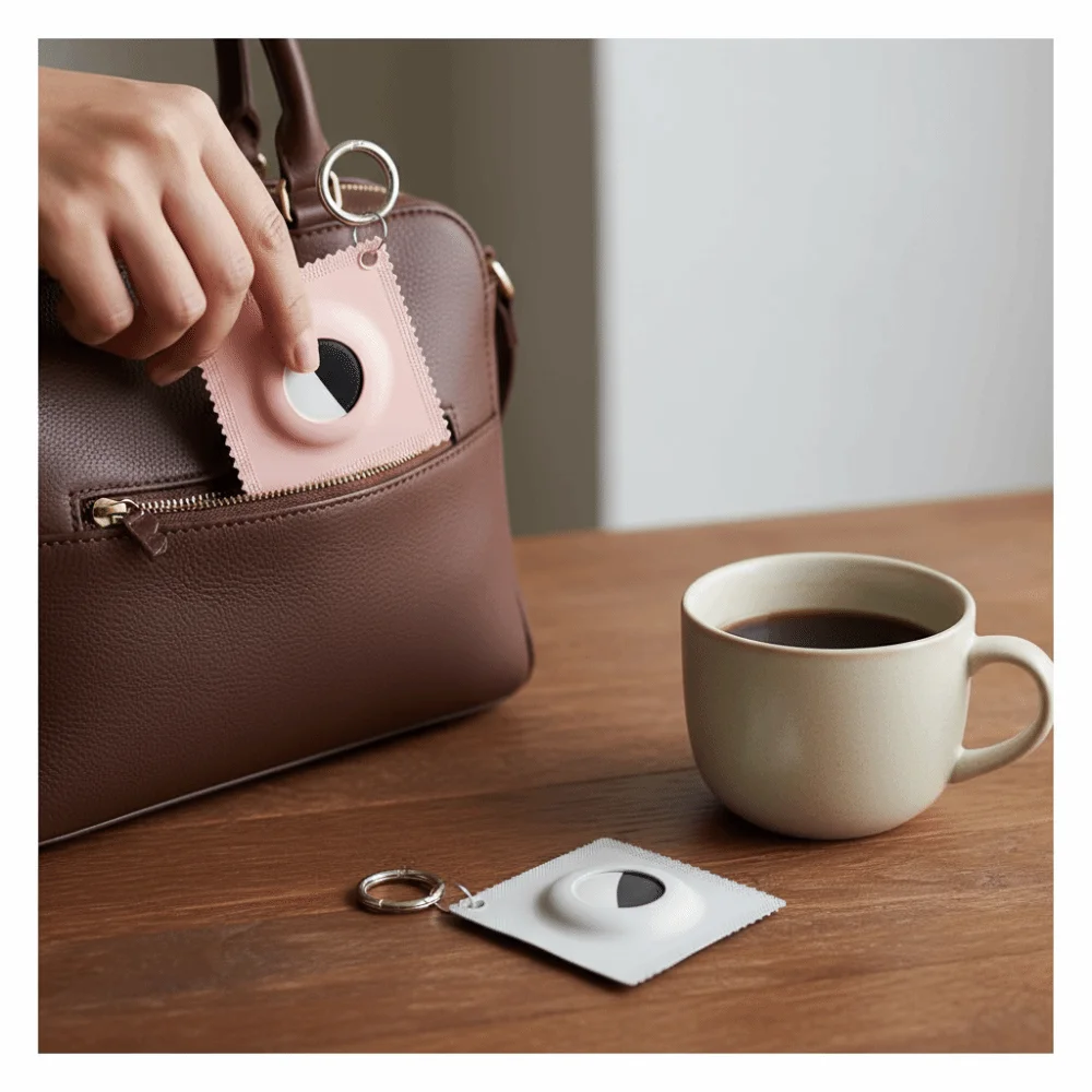 

Мягкий силиконовый защитный чехол 54x54 мм, креативный мини-чехол, ультратонкий брелок-трекер для Apple AirTag, аксессуары для трекера