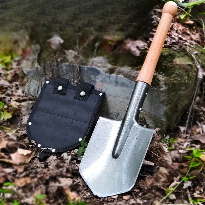 Manganese Steel Engineer Shovel Outdoor Shovel Vehicle Self Defense Fishing Cold Steel Shovel Thickened Engineer