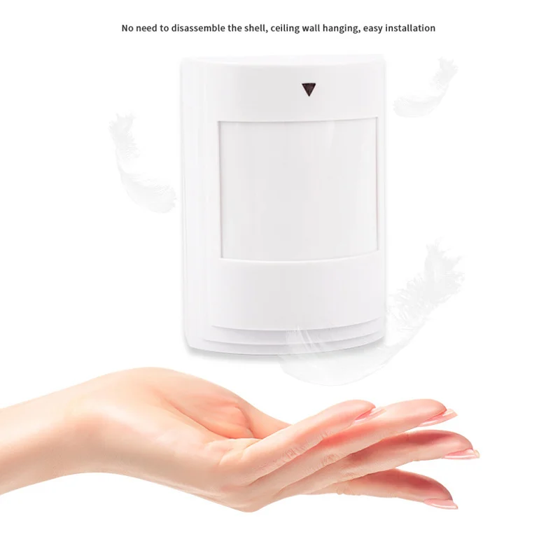 

Wall-mounted Wired Infrared Detector Household PIR Human Motion Sensor Indoor Anti-pet Anti-theft Alarm Wide Angle Detection