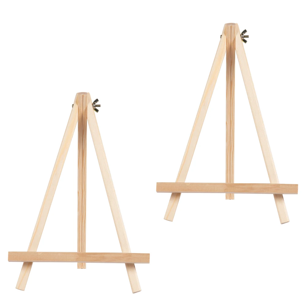 

Wood Painting Mini Mini Easel Stand Display Rack Tiny Canvases Photo Frame Bracket Tabletop Display Rack Photo Frame Storage